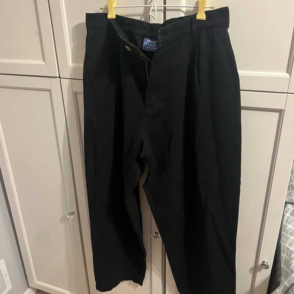Big Bud Press Black Trousers with Gold Zipper - Picture 3 of 5
